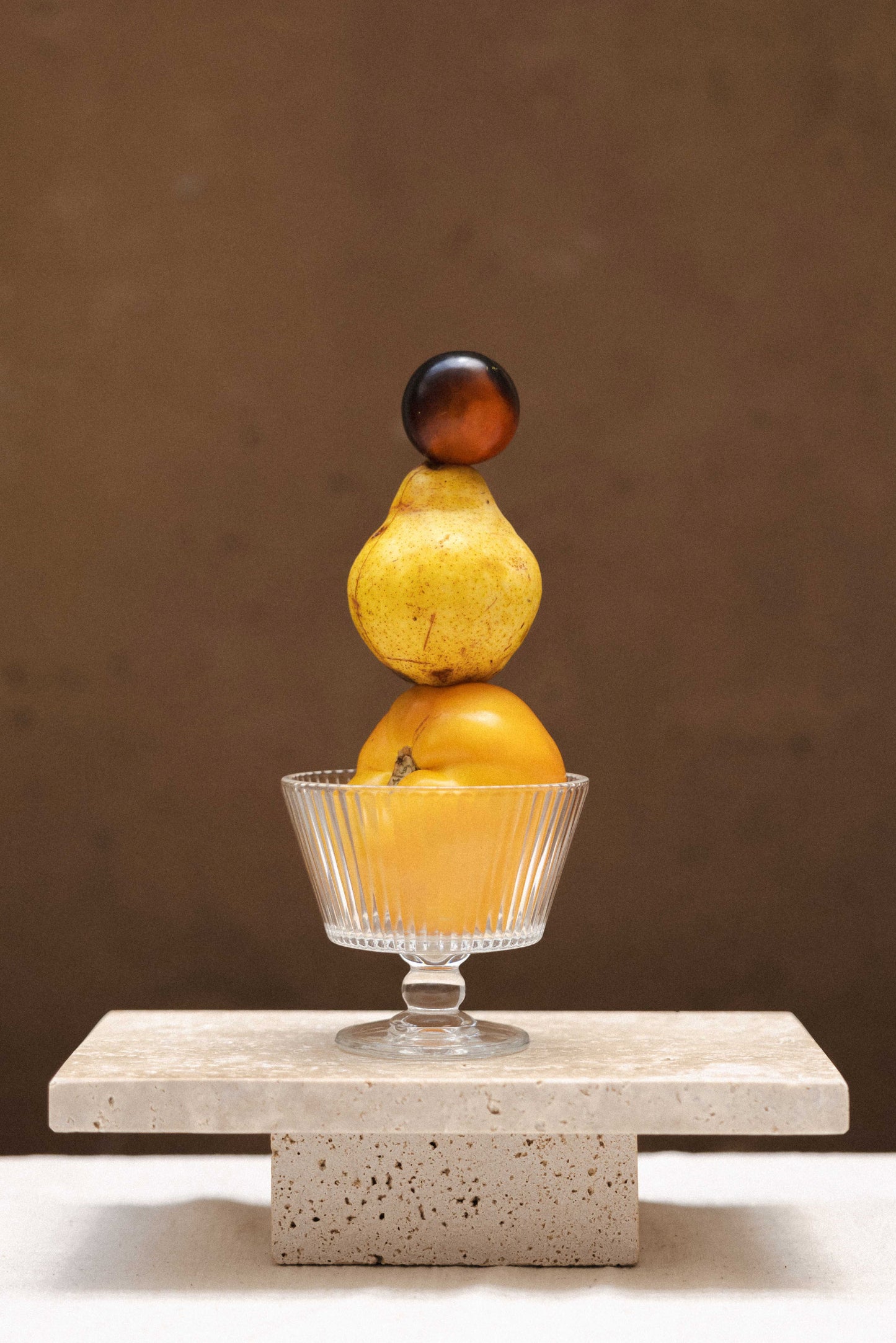 Pedestal Travertino
