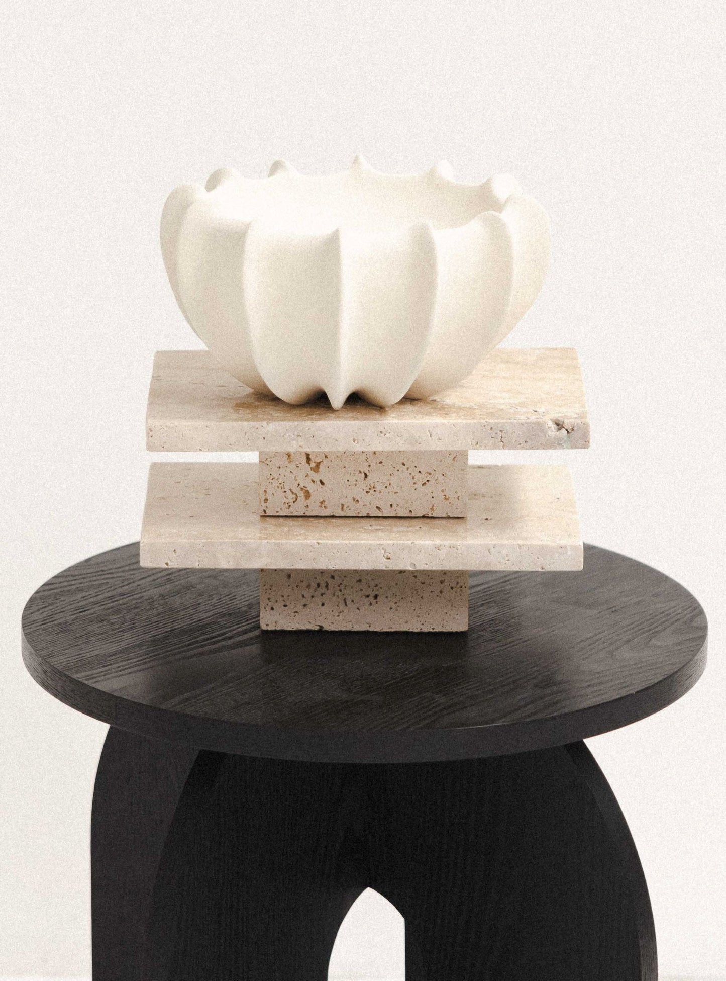Pedestal Travertino