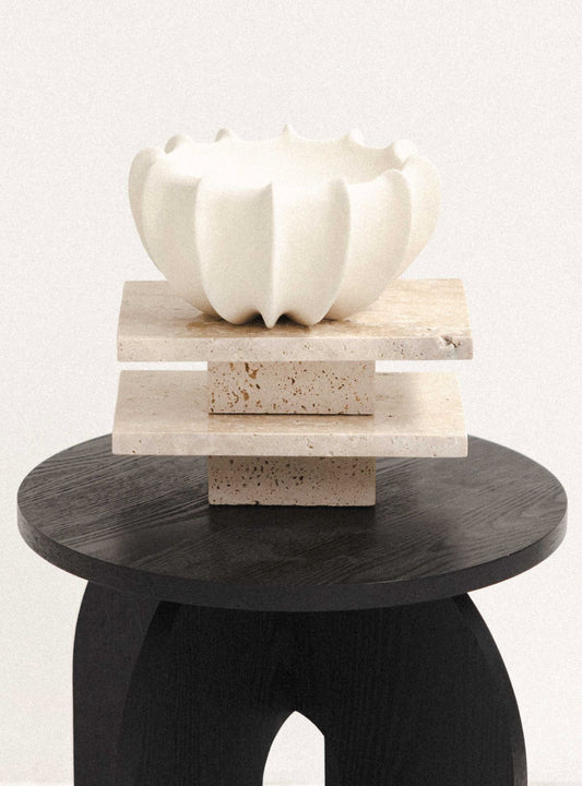 Pedestal Travertino